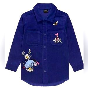 Corduroy Blue long sleeve NWT’S 2T Winnie the Pooh girls top